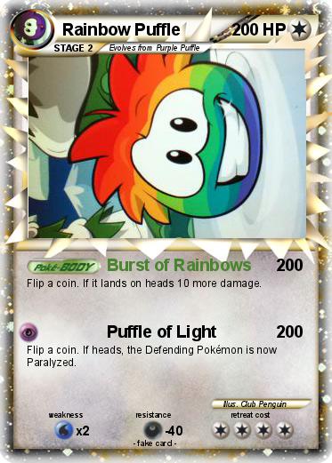 Pokemon Rainbow Puffle