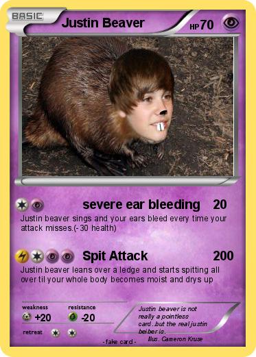 Pokemon Justin Beaver