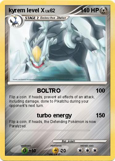 Pokemon kyrem level X