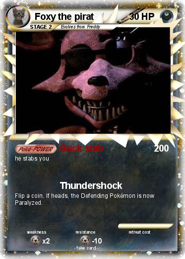 Pokemon Foxy the pirat