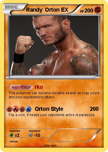 Pokemon Randy  Orton EX
