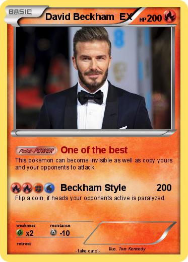 Pokemon David Beckham  EX