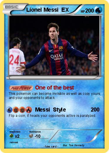 Pokemon Lionel Messi  EX