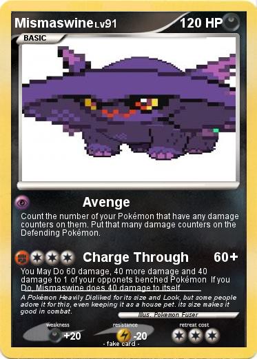 Pokemon Mismaswine