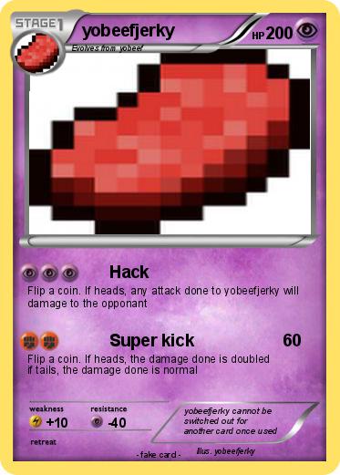 Pokemon yobeefjerky