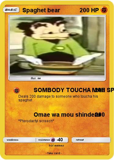 Pokemon Spaghet bear