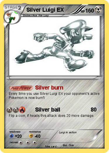 Pokemon Silver Luigi EX