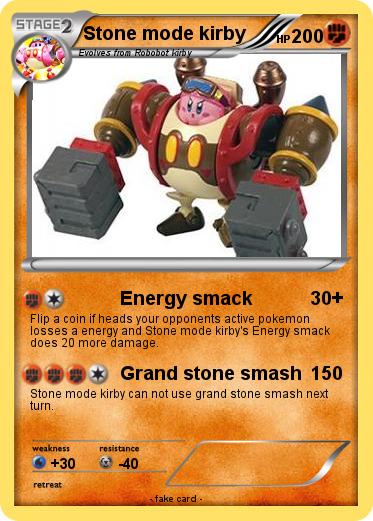 Pokemon Stone mode kirby