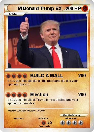 Pokemon M Donald Trump EX