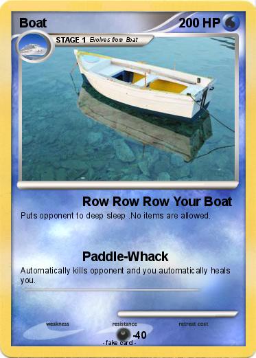 Pokemon Boat