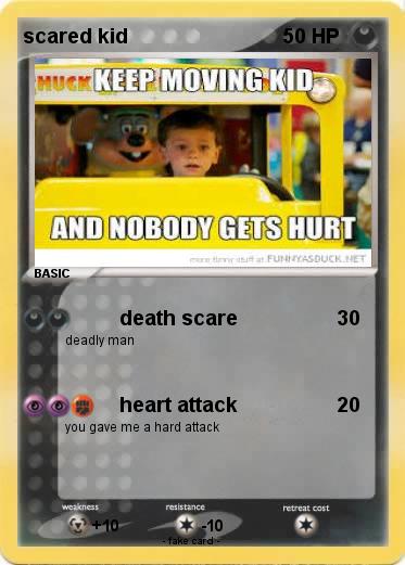 Pokemon scared kid