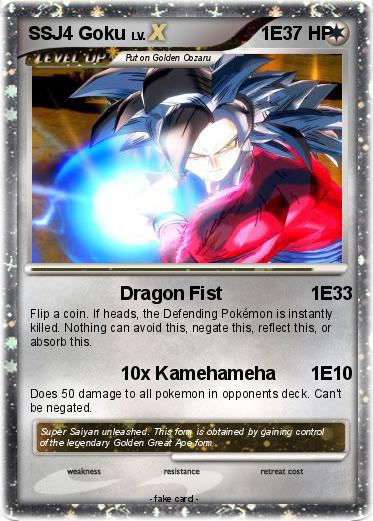 Pokemon SSJ4 Goku