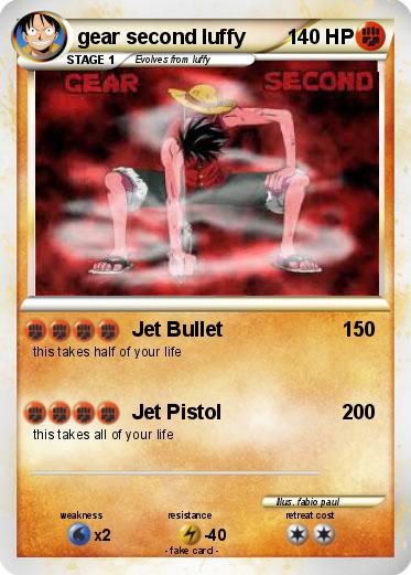 Pokemon gear second luffy