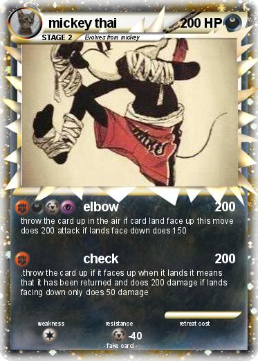 Pokemon mickey thai
