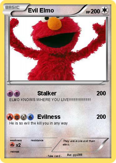 Pokemon Evil Elmo