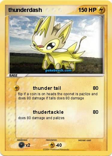 Pokemon thunderdash