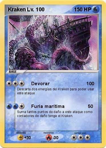 Pokemon Kraken Lv. 100