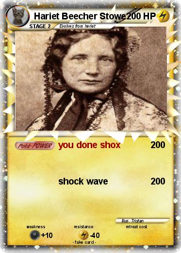 Pokemon Hariet Beecher Stowe