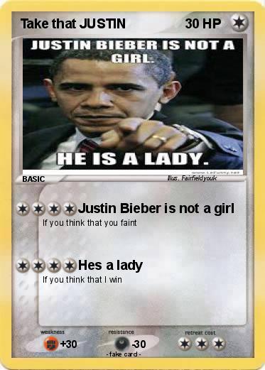 Pokemon Take that JUSTIN