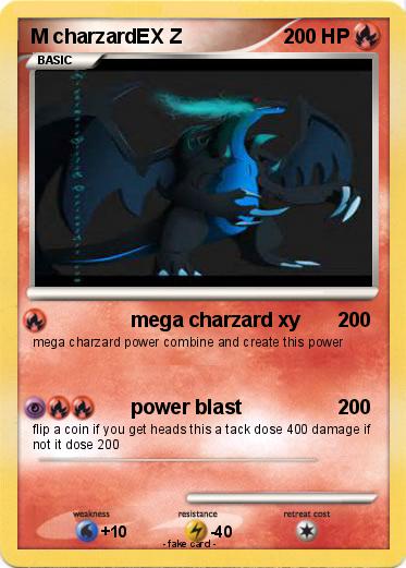 Pokemon M charzardEX Z