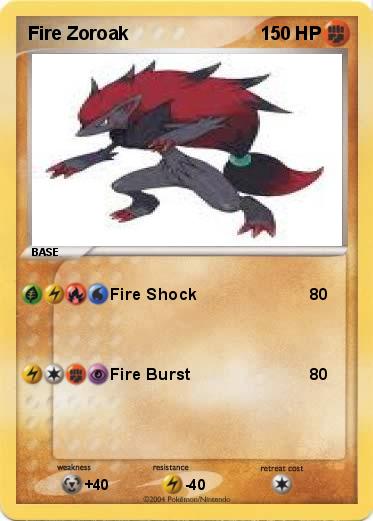 Pokemon Fire Zoroak