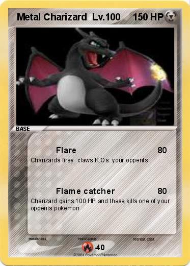 Pokemon  Metal Charizard  Lv.100