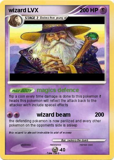 Pokemon wizard LVX
