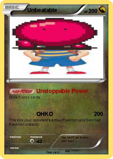 Pokemon Unbeatable