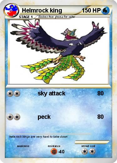 Pokemon Helmrock king