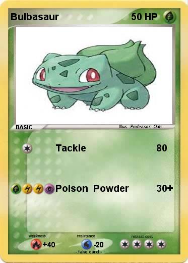 Pokemon Bulbasaur