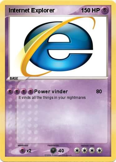 Pokemon Internet Explorer