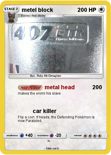 Pokemon metel block