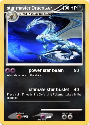 Pokemon star master Draco