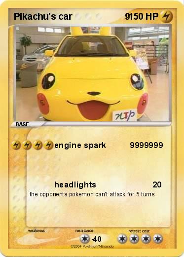 Pokemon Pikachu's car                     9