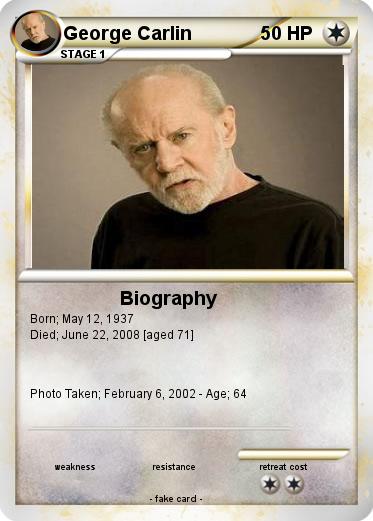 Pokemon George Carlin