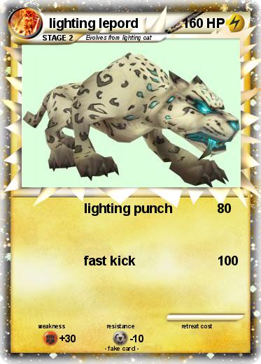 Pokemon lighting lepord