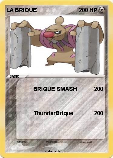 Pokemon LA BRIQUE