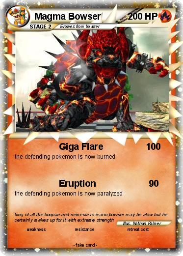Pokemon Magma Bowser