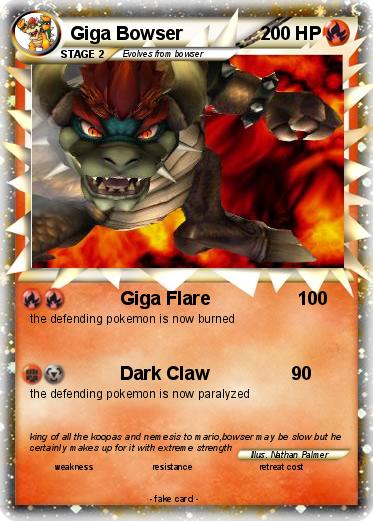 Pokemon Giga Bowser