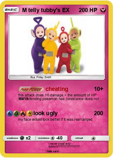 Pokemon M telly tubby's EX