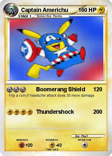 Pokemon Captain Americhu