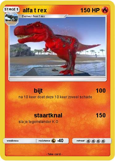Pokemon alfa t rex