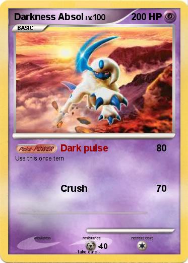 Pokemon Darkness Absol