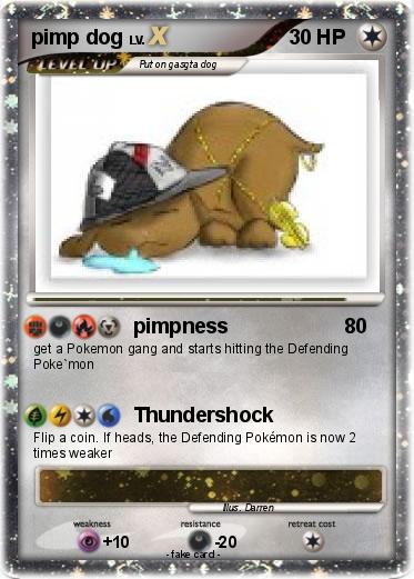 Pokemon pimp dog