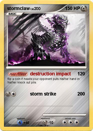 Pokemon stormclaw