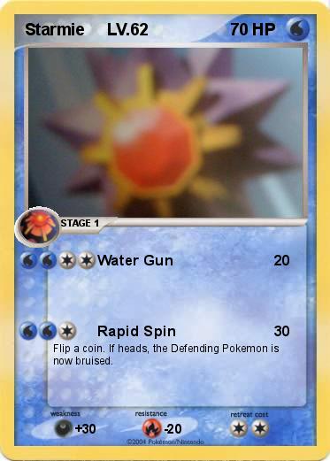 Pokemon Starmie     LV.62