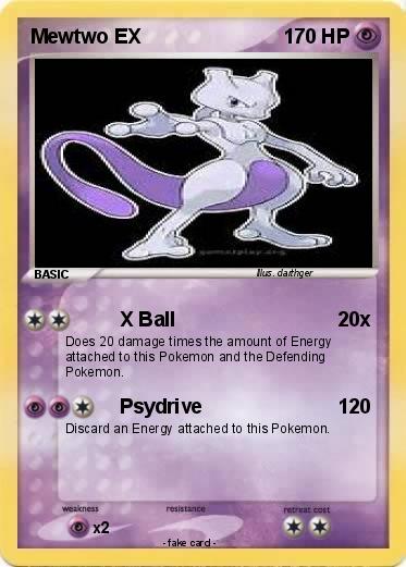 Pokemon Mewtwo EX