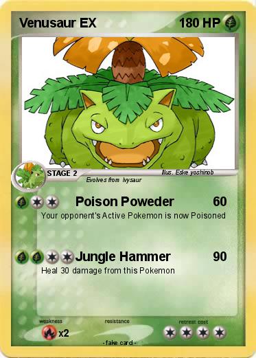 Pokemon Venusaur EX
