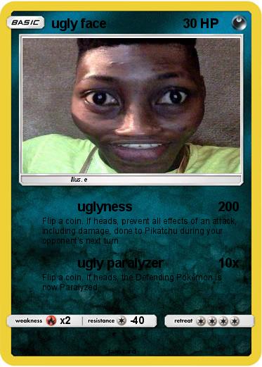 Pokemon ugly face