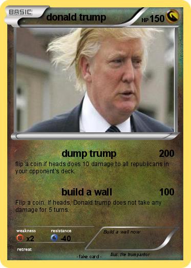 Pokemon donald trump